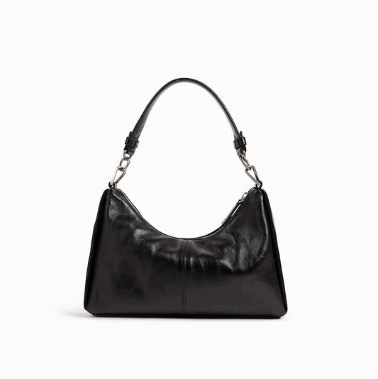 Black Soft Top Handle Handbag