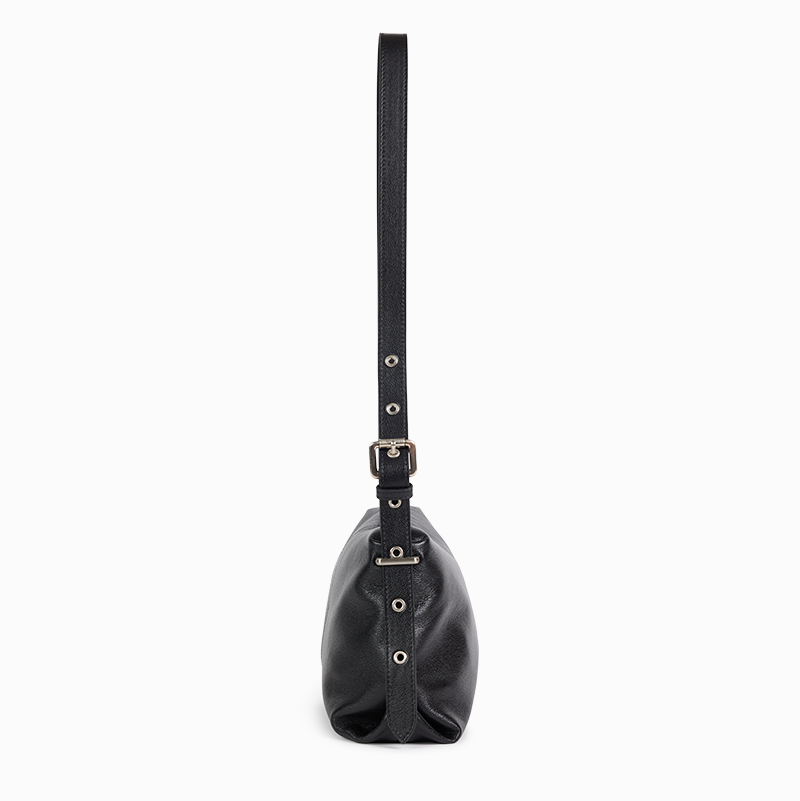 Black Adjustable Strap Shoulder Bag