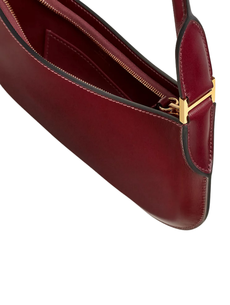 Women's Burgundy Smooth Leather Hand Bag